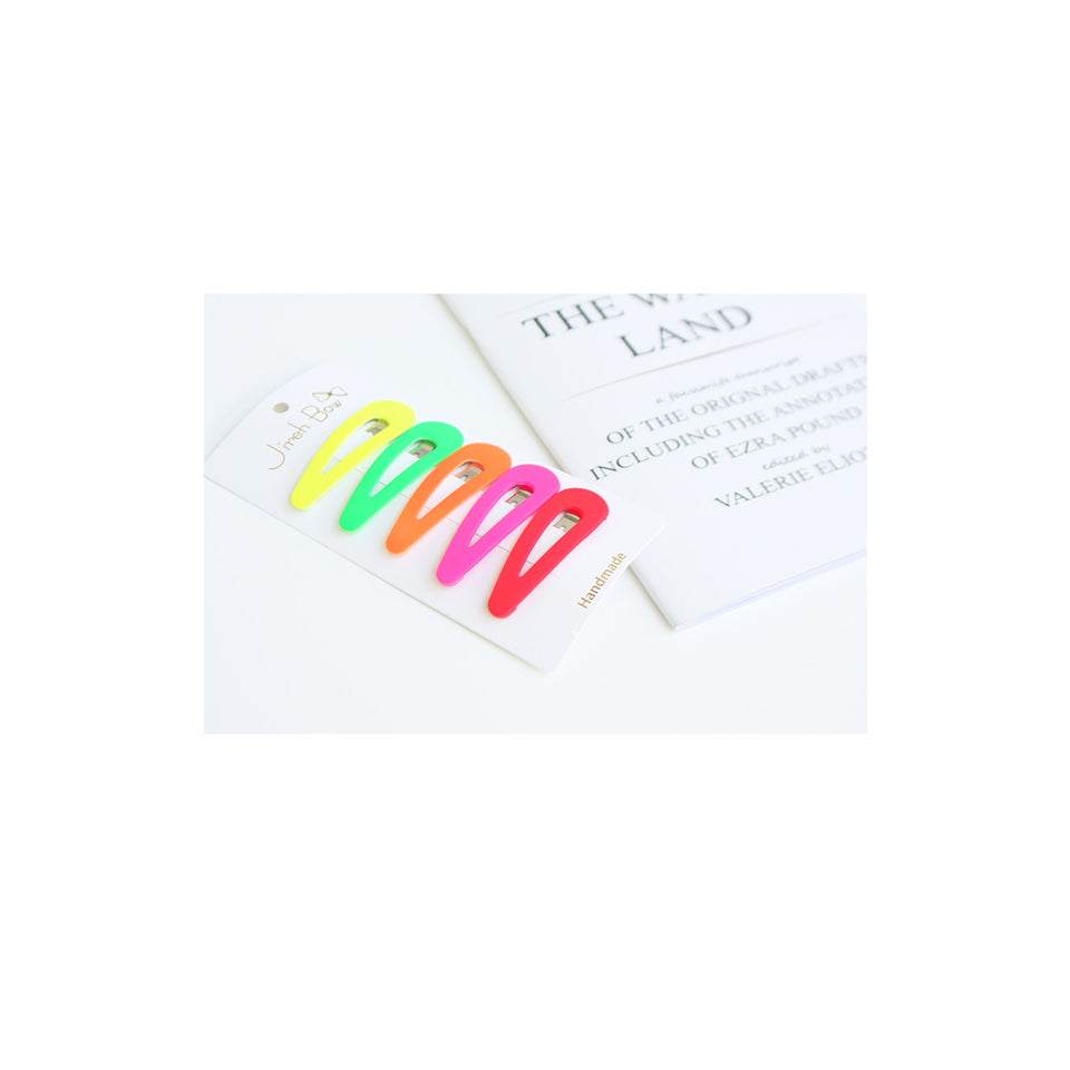 Neon Hair Clips