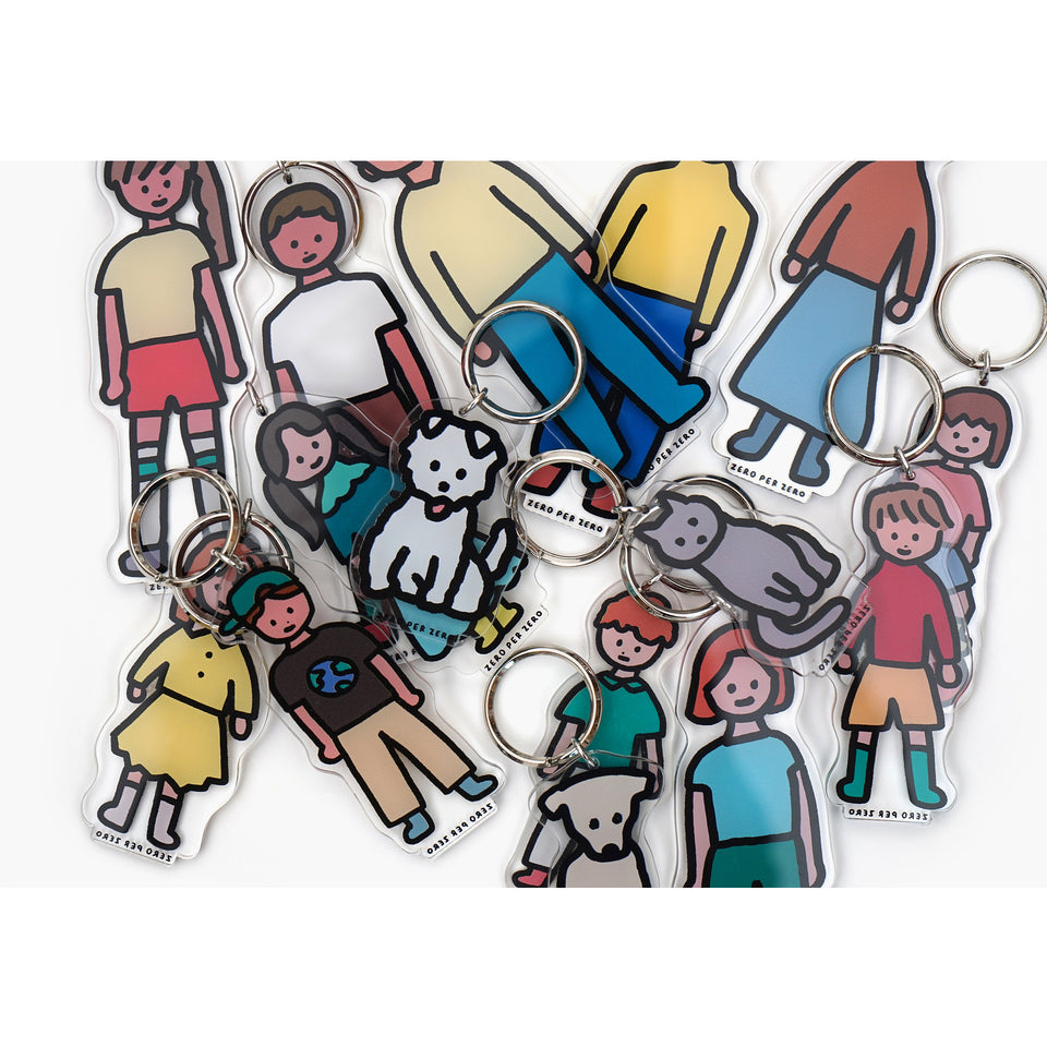 Stand Up Key Ring