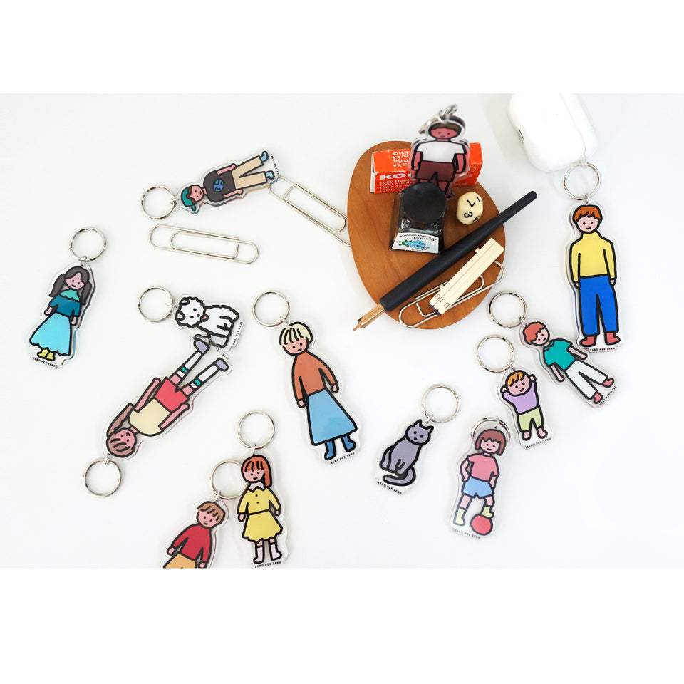 Stand Up Key Ring