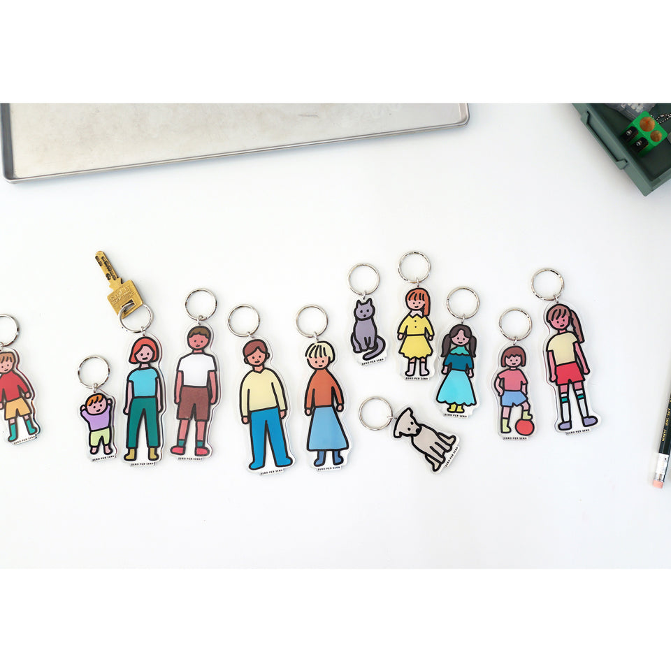 Stand Up Key Ring