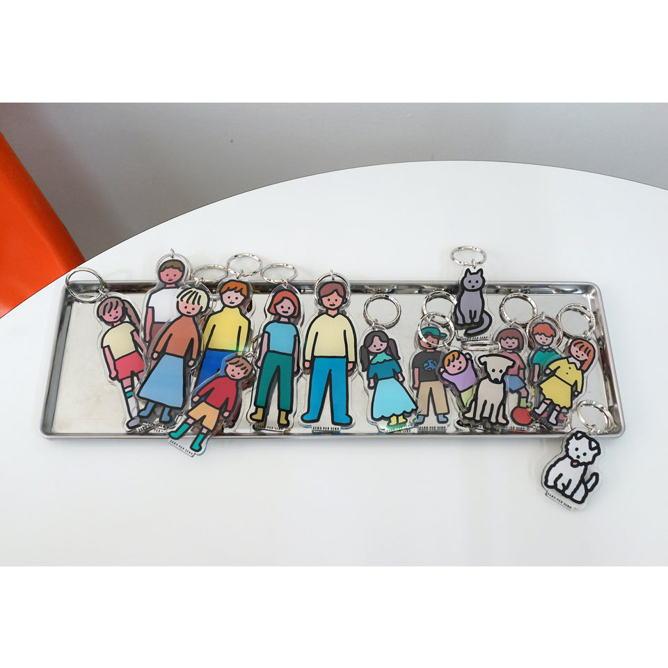 Stand Up Key Ring