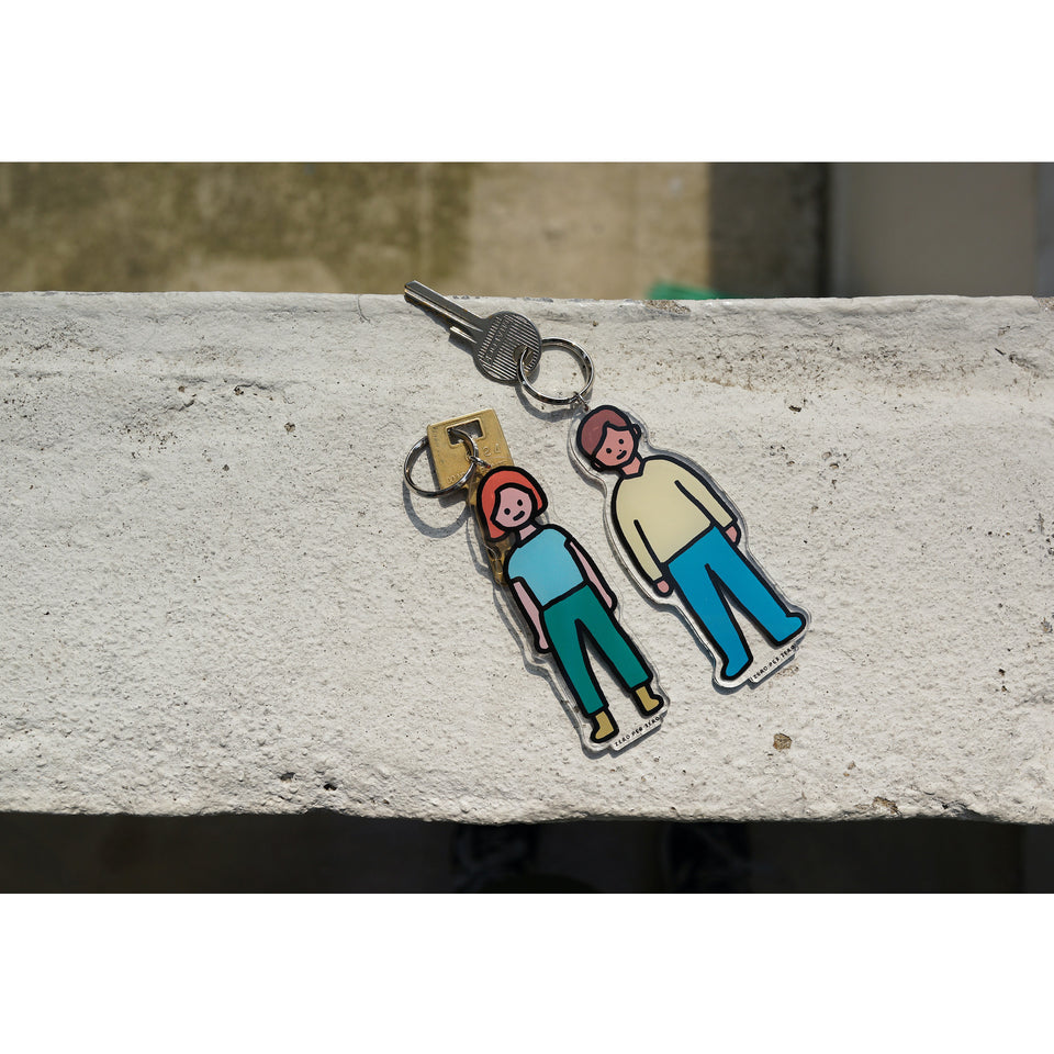 Stand Up Key Ring