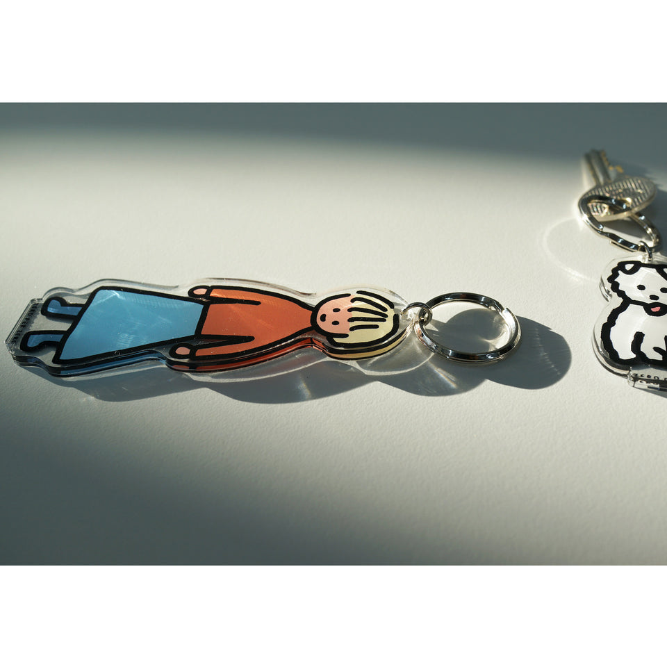 Stand Up Key Ring