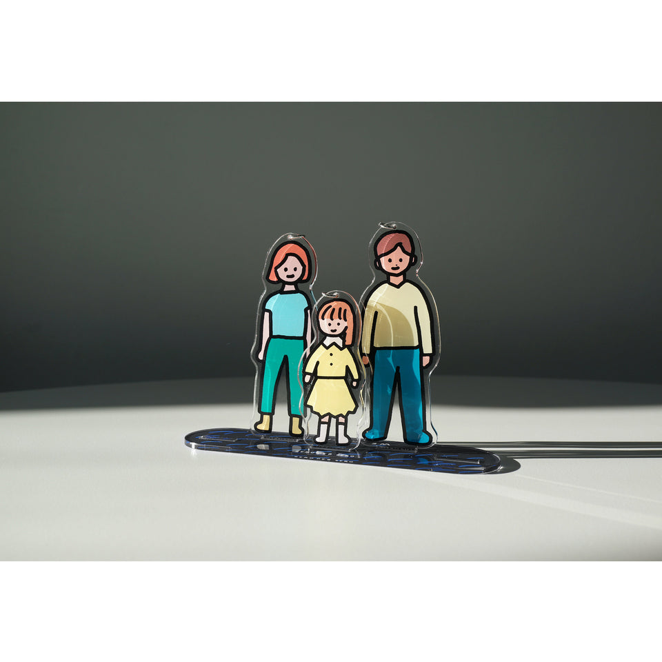 Stand Up Key Ring