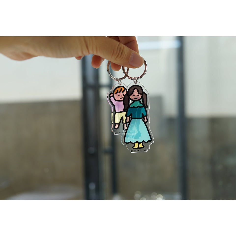 Stand Up Key Ring