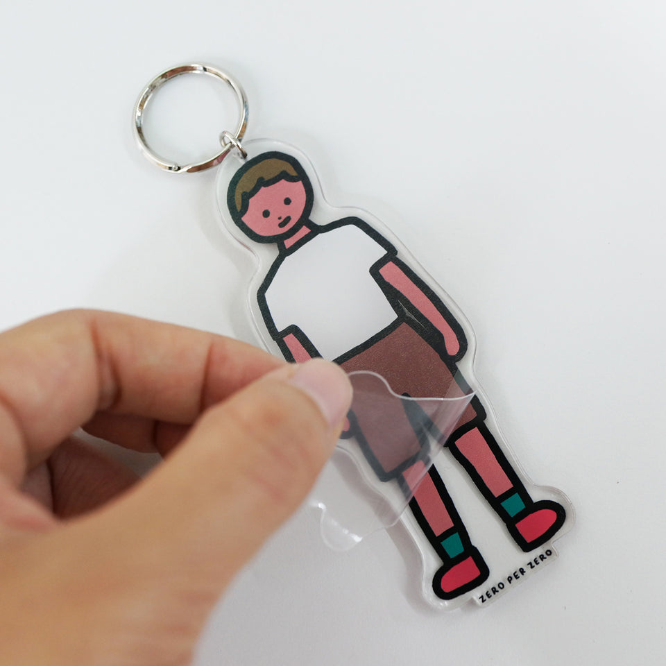 Stand Up Key Ring