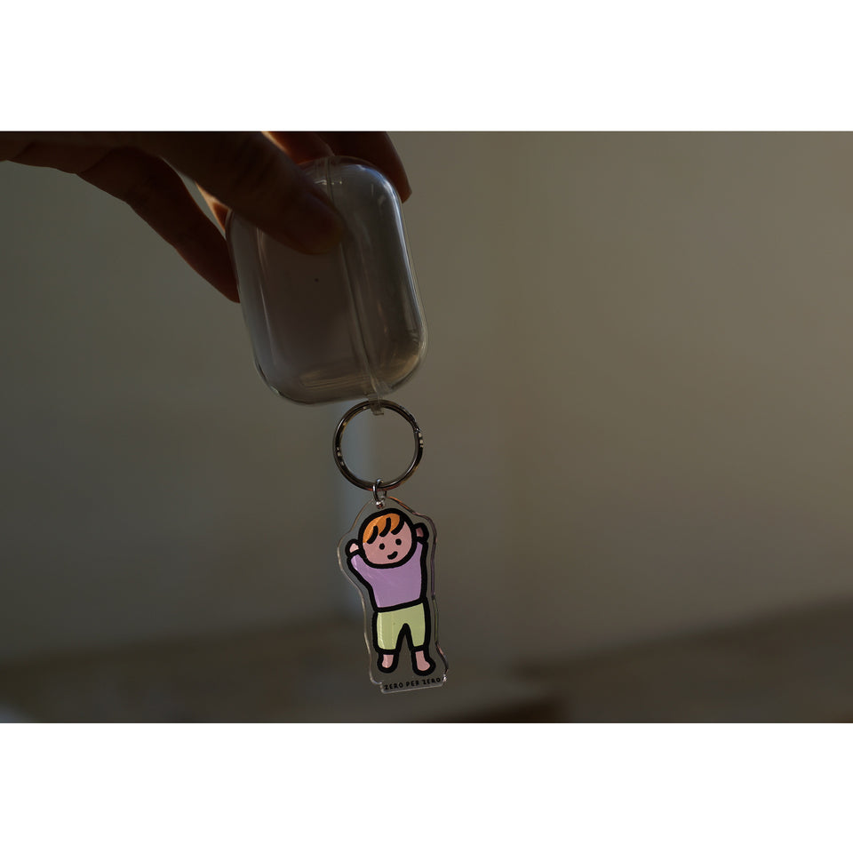 Stand Up Key Ring