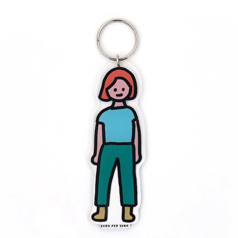 Stand Up Key Ring