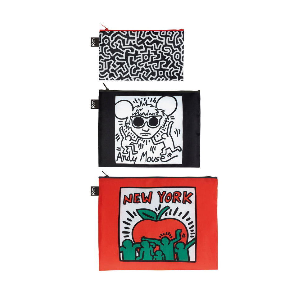 Keith Haring Pouch Set