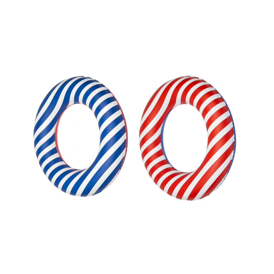 Inflatable Stripes Swim Ring