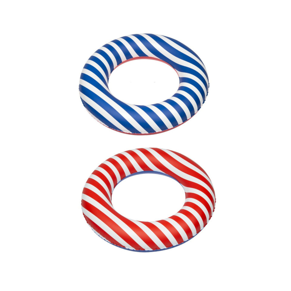 Inflatable Stripes Swim Ring