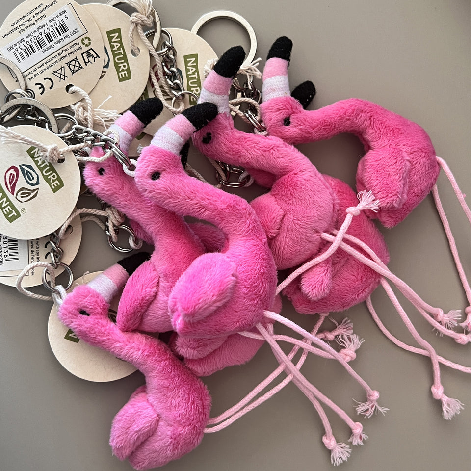 Softies Flamingo Keyring