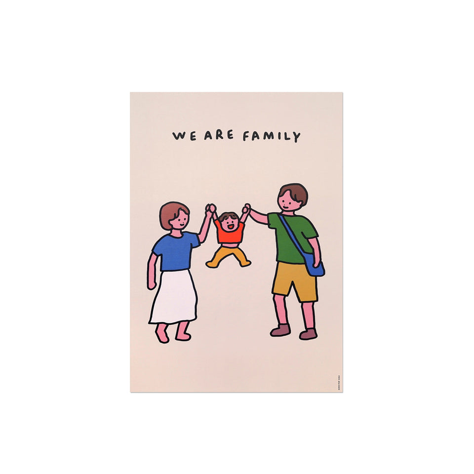 A3 Poster 'Family Jump'