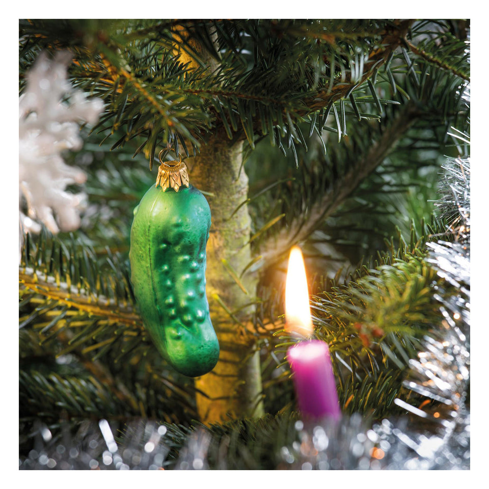 Christmas Cucumber Ornament