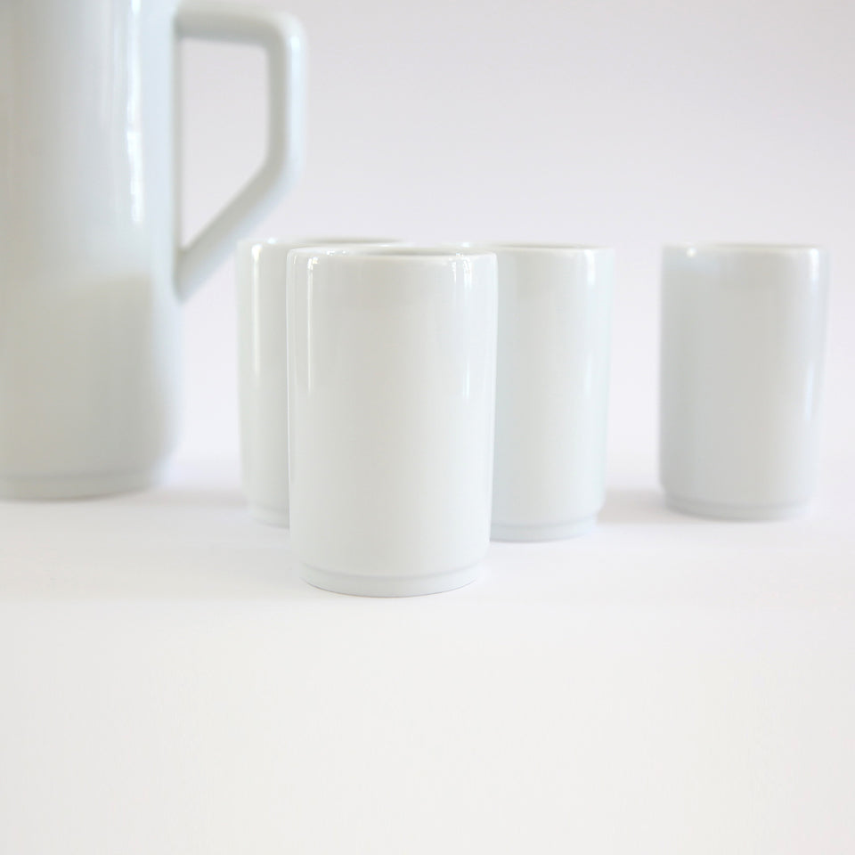 Porcelain Jug & Cups