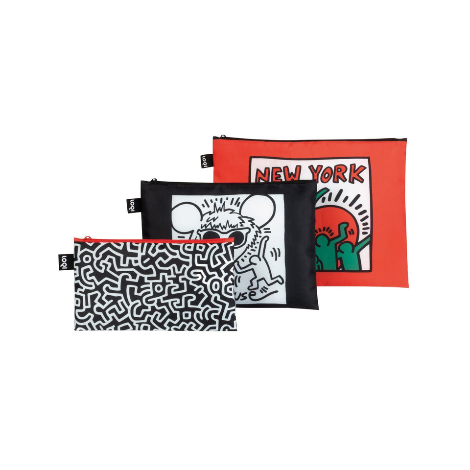 Keith Haring Pouch Set